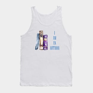 I Am An Author And Love Books Tank Top